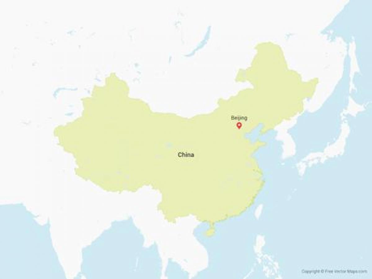 vector mapa de la Xina