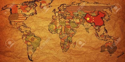 La xina antiga mapa