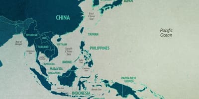 Mapa del mar de la Xina