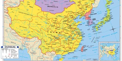 Mapa de la Xina