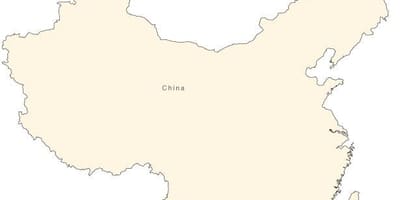 La xina simple mapa
